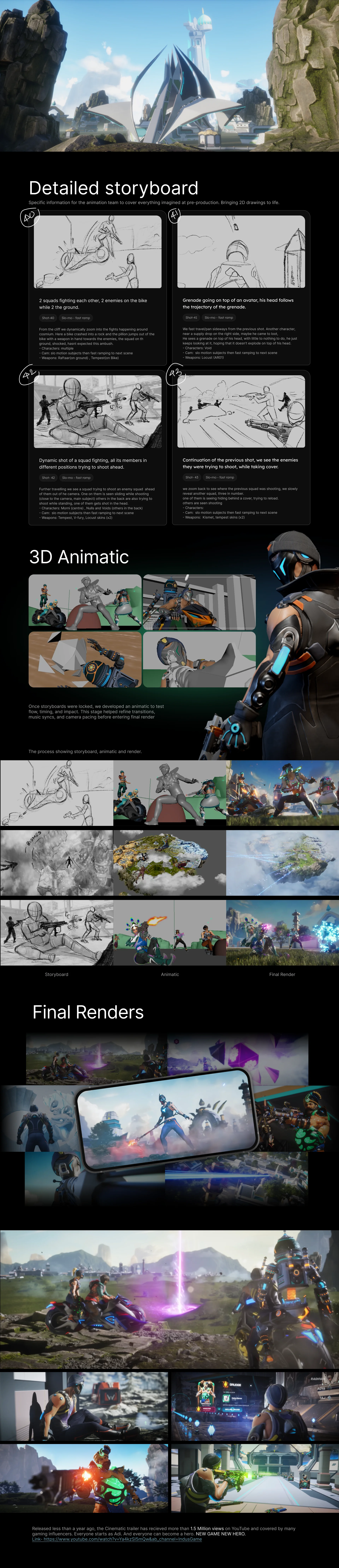 Cinematics - Game Trailer & Motion Direction, Board 02